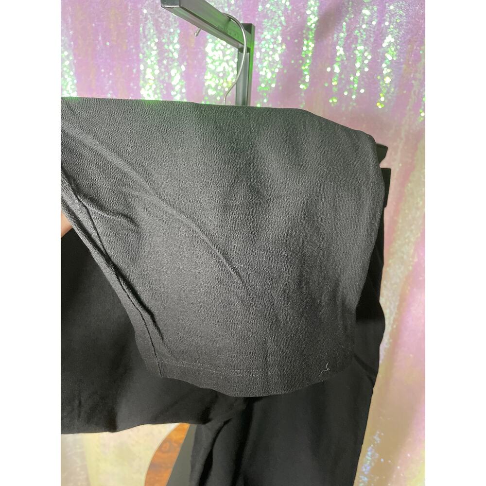 Eileen Fisher Petite Lantern Pants Womens Medium Black Cropped Crepe Work Casual - Picture 5 of 8